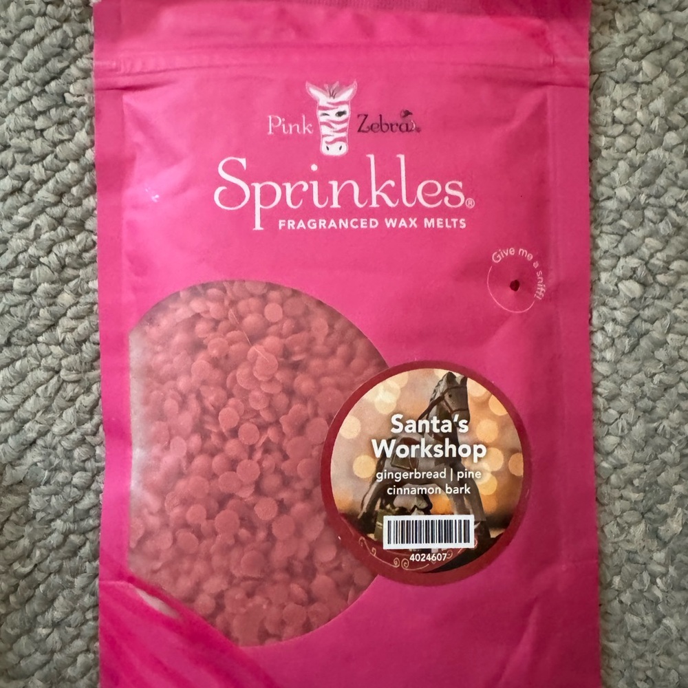 Pink Zebra Sprinkles Fragranced Wax Melts - Santa's Workshop